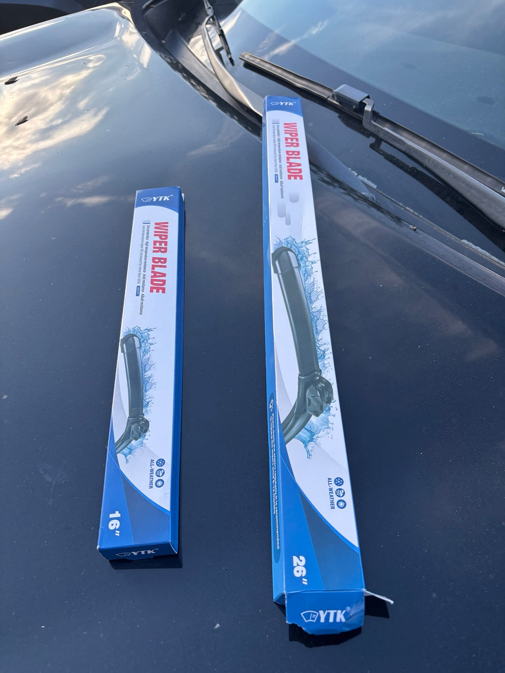 16-inch and 26-inch windshield wiper blade packages